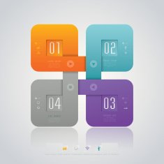 Infographics vector design template N370