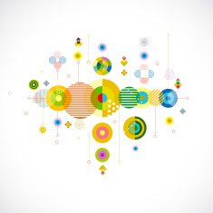 Abstract colorful and creative triangle background vector illustration N6