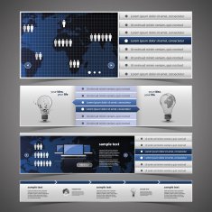 Web Design Elements - Header Designs N2