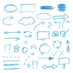 hand-drawn design elements N9