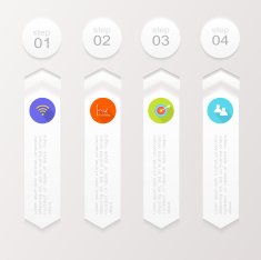 Abstract digital illustration Infographic N31