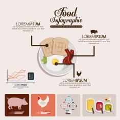 Food infographic design N19