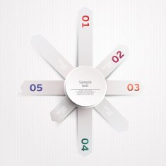 Abstract infografics design N50