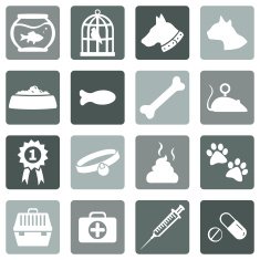 Vector Set of Pets Icons N13