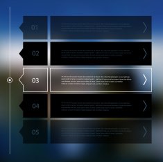 Abstract timeline infographics template with unfocused texture N3 free ...