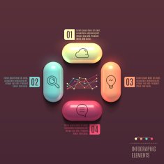 Business Infographics capsule concept N6