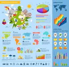 Travel flat infographic N2