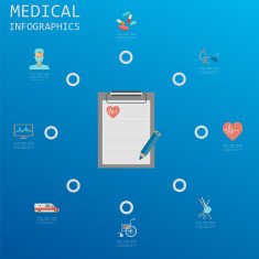 Medical and healthcare infographic N63