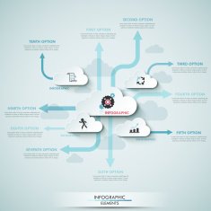 Modern Infographic Options Banner N63