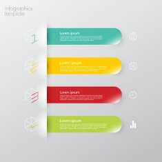 Modern infographics template N104