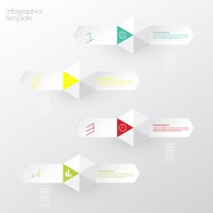 Modern infographics template N105