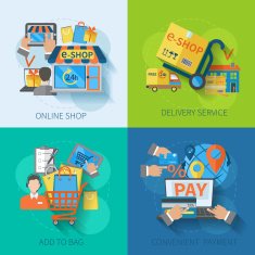 Shopping E-commerce Flat