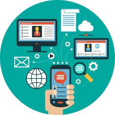 infographics background network communication N2