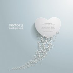 White Stars Dust Heart