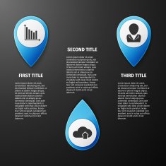 Progress icons for three steps N16
