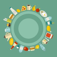 Round food frame N2
