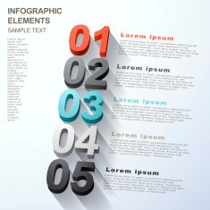 abstract option infographics N18