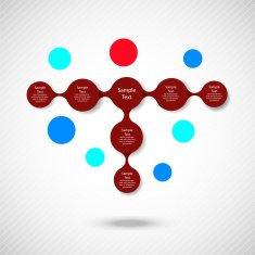 metaball colorful round diagram infographics N162