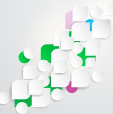 Eco green paper or clean background vector illustration