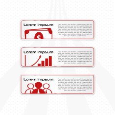 Metallic tablet attached Infographic banner