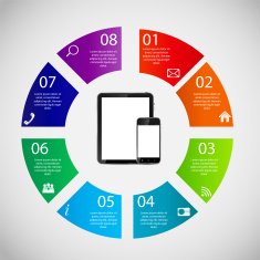 Infographic template business vector illustration N109