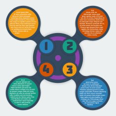 Metaball infographic elements N6