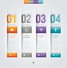 Infographics vector design template N381