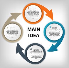 Infographic business template vector illustration N664