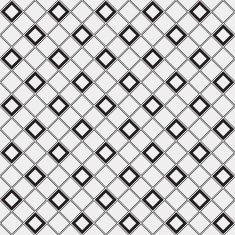 Abstract minimalistic black and white pattern rhombus N6