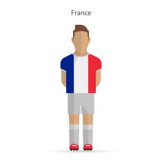 France football player Soccer uniform N2