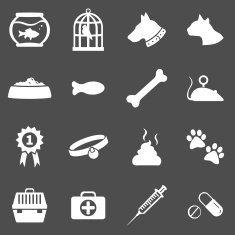 Vector Set of Pets Icons N16