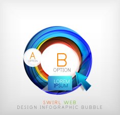 Circle web design bubble N10