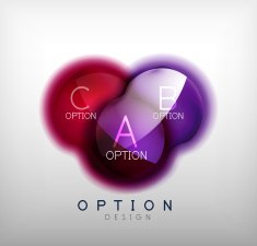 Colorful glossy bubble infographics N22