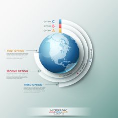 Modern Infographic Options Banner N64