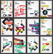 Set of Flyers Brochure Design Templates N11