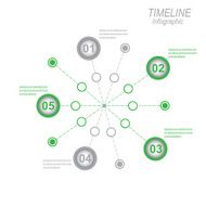 Modern time line design template N49