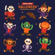 Halloween Infographic Elements