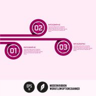 Modern RIbbon Workflow Options Banner with Gems N2