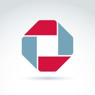 Vector abstract icon symbol design element N8