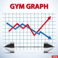Background of barbell and diagram achieving N3