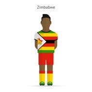 Zimbabwe football player Soccer uniform N2