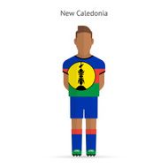 New Caledonia football player Soccer uniform N2