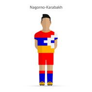 Nagorno-Karabakh football player Soccer uniform N2