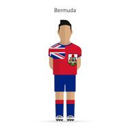Bermuda football player Soccer uniform N2