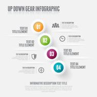 Up Down Gear Infographic