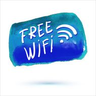 Hand drawn wifi symbol for design N2