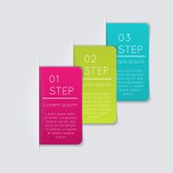 Abstract business info graphics template with icons N156