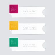 Abstract business info graphics template with icons N158