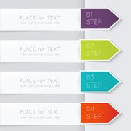 Abstract business info graphics template with icons N159