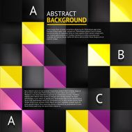 Abstract square infographic background